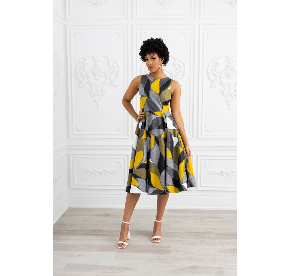 Image 235802_YMU.jpg, Product 235-802 / Price $89.33, Kaela Kay Sleeveless Flare Dress from Kaela Kay on TSC.ca's Fashion department