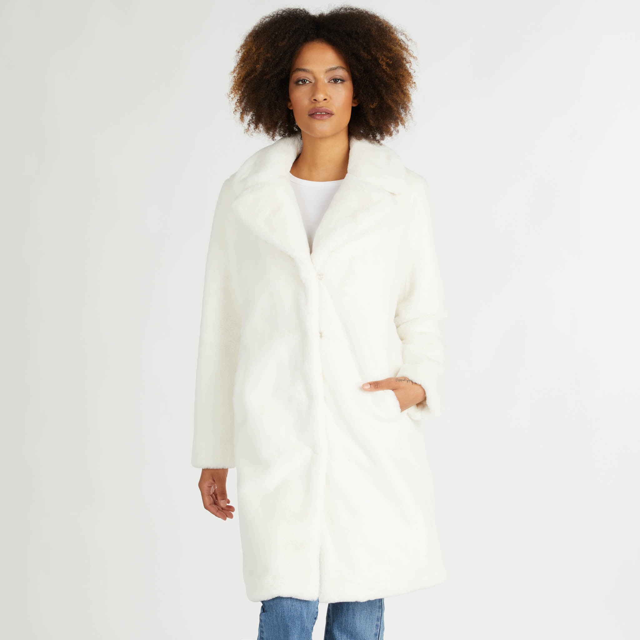 NVLT Bunny Faux Fur Coat - TSC.ca