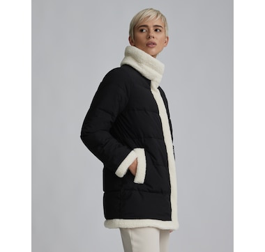 NVLT Berber Mix Media Puffer Jacket 