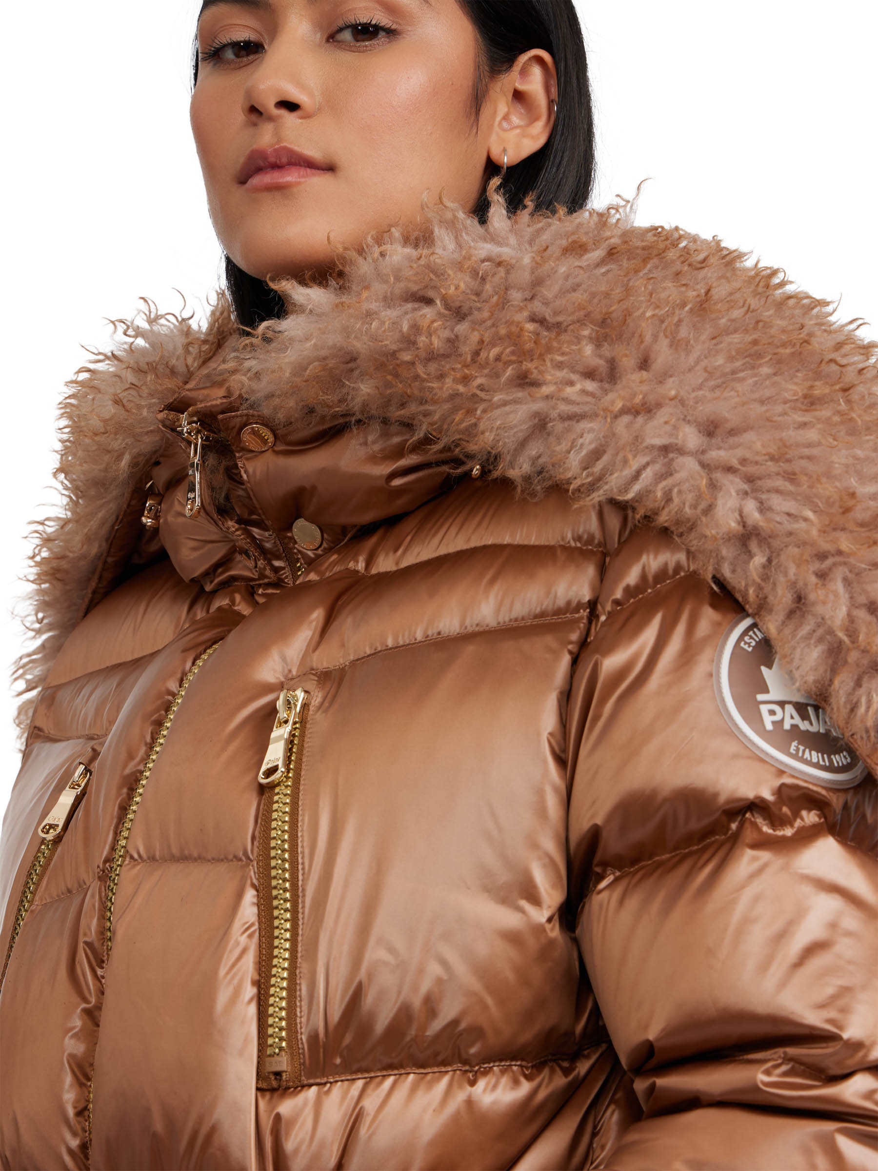 Pajar Electra Quilted Puffer With Faux Fur Hood