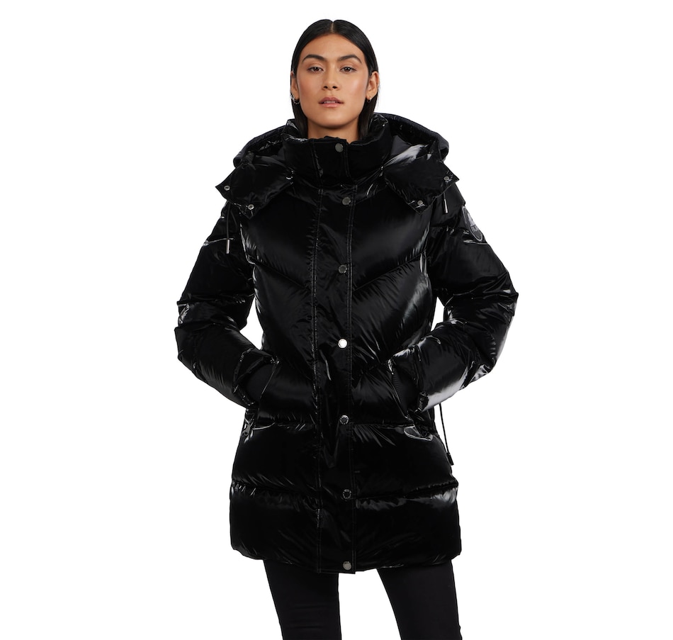 Image 235888_BLK.jpg, Product 235-888 / Price $174.33, Pajar Estelle Mixed Chevron Puffer from Pajar on TSC.ca's Fashion department