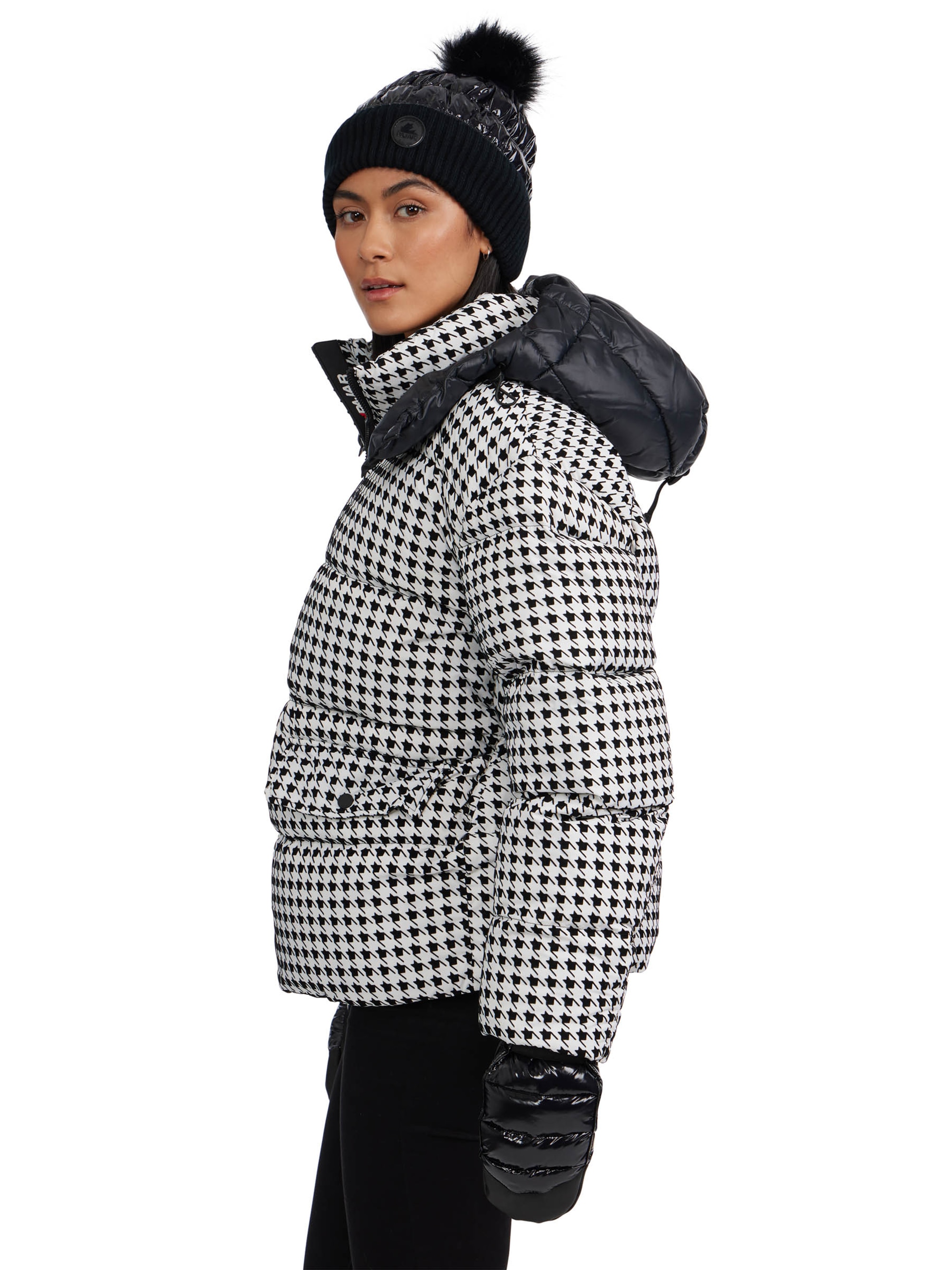 Houndstooth 2025 puffer jacket