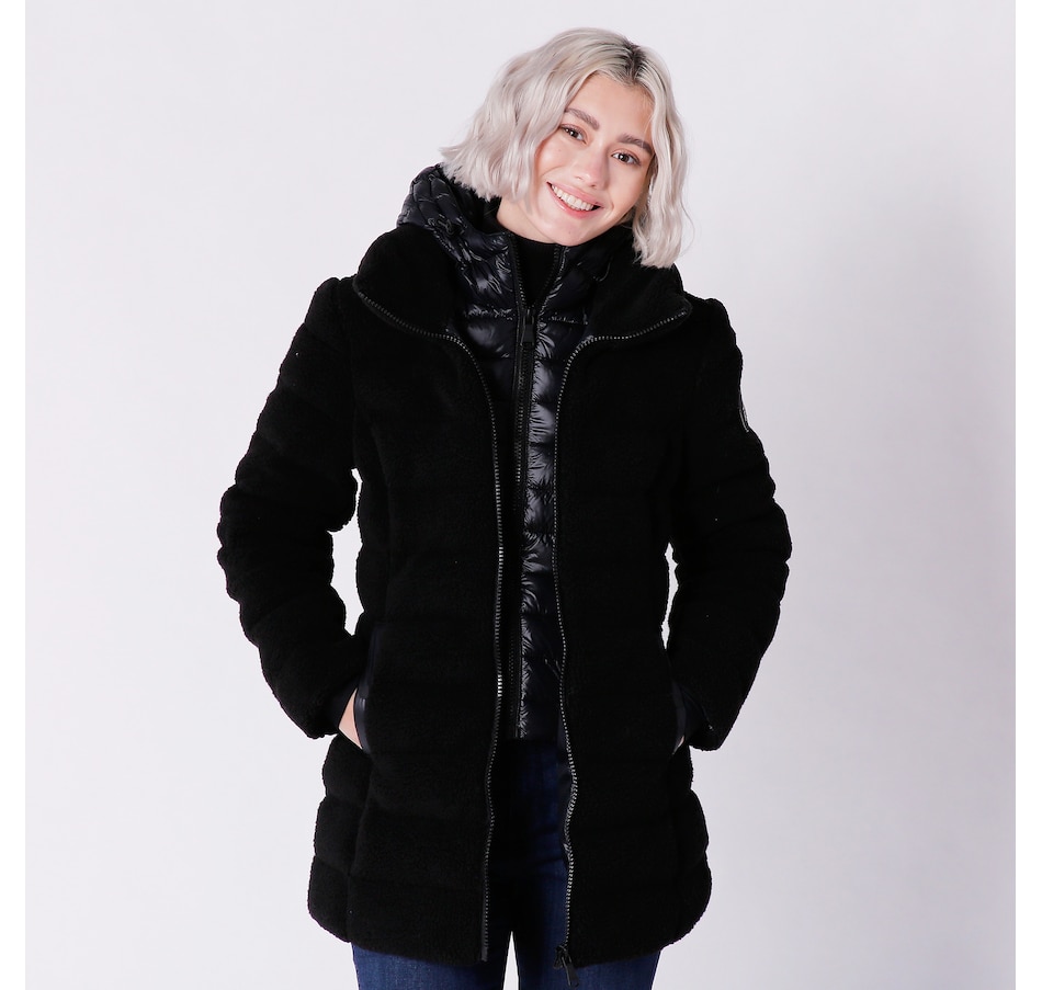 Image 235890_BLK.jpg, Product 235-890 / Price $134.33, Pajar Yvaine Mixed Media Puffer from Pajar on TSC.ca's Fashion department