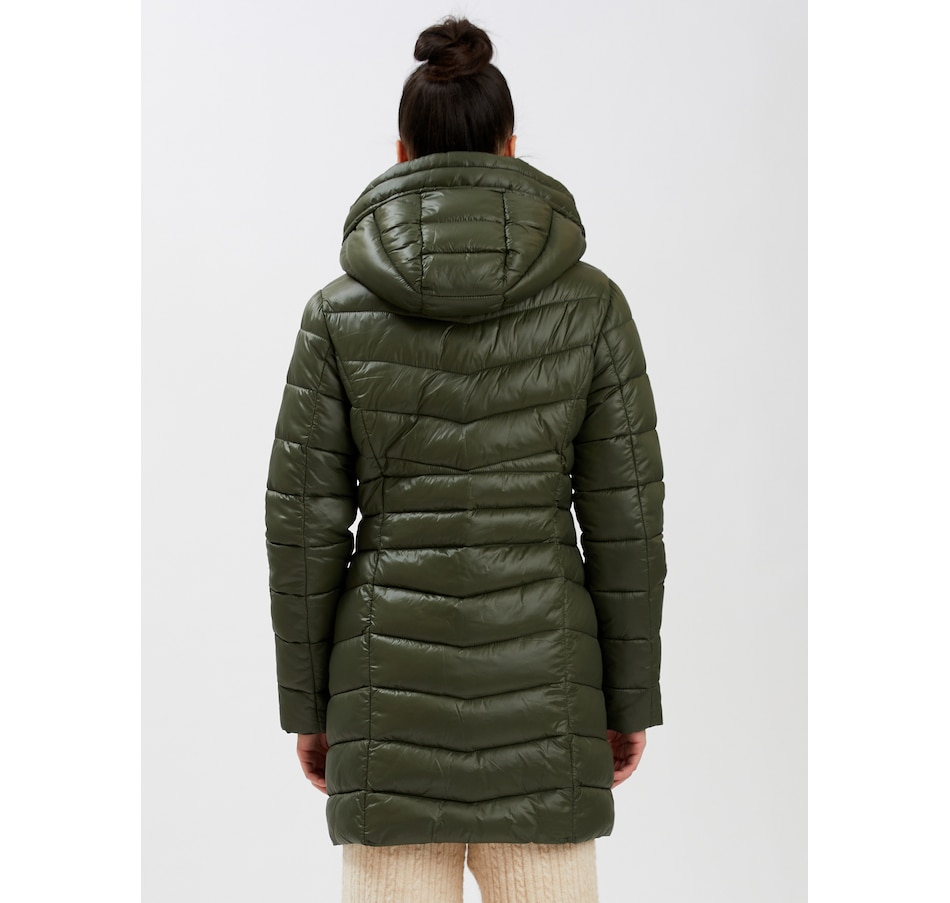 Image 235912_ALTMORE3.jpg, Product 235-912 / Price $39.33, Point Zero Long Mid Weight Zip Front Hooded Puffer from Point Zero on TSC.ca's Fashion department