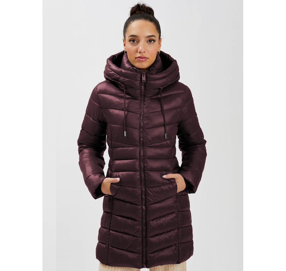 Image 235912_SGA.jpg, Product 235-912 / Price $39.33, Point Zero Long Mid Weight Zip Front Hooded Puffer from Point Zero on TSC.ca's Fashion department