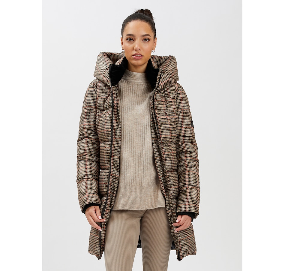 Image 235918_CML.jpg, Product 235-918 / Price $44.33, Point Zero Printed Long Hooded Puffer from Point Zero on TSC.ca's Fashion department