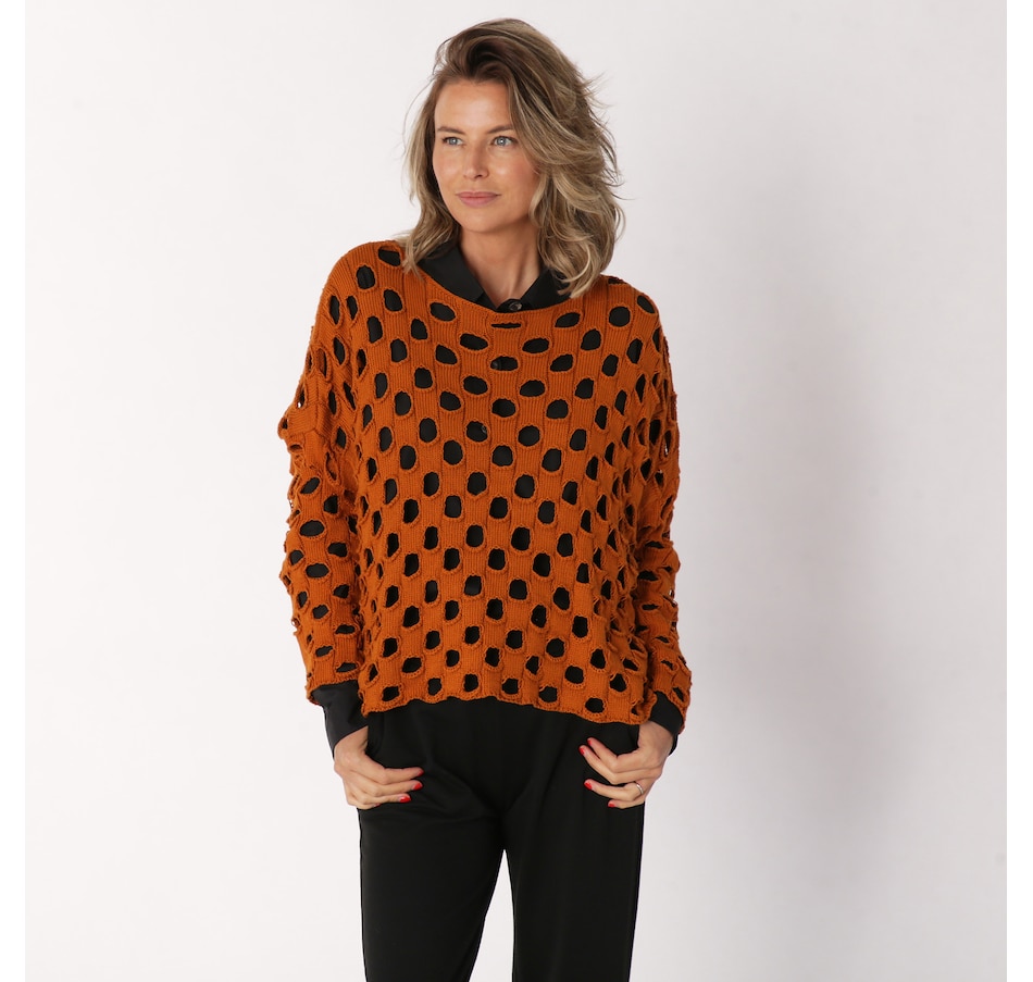 Image 235961_BOE.jpg, Product 235-961 / Price $79.33, Shannon Passero Open Stitch Hand Loomed Sweater- Lula Pullover from Shannon Passero on TSC.ca's Fashion department