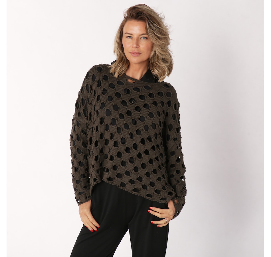Image 235961_CKO.jpg, Product 235-961 / Price $79.33, Shannon Passero Open Stitch Hand Loomed Sweater- Lula Pullover from Shannon Passero on TSC.ca's Fashion department