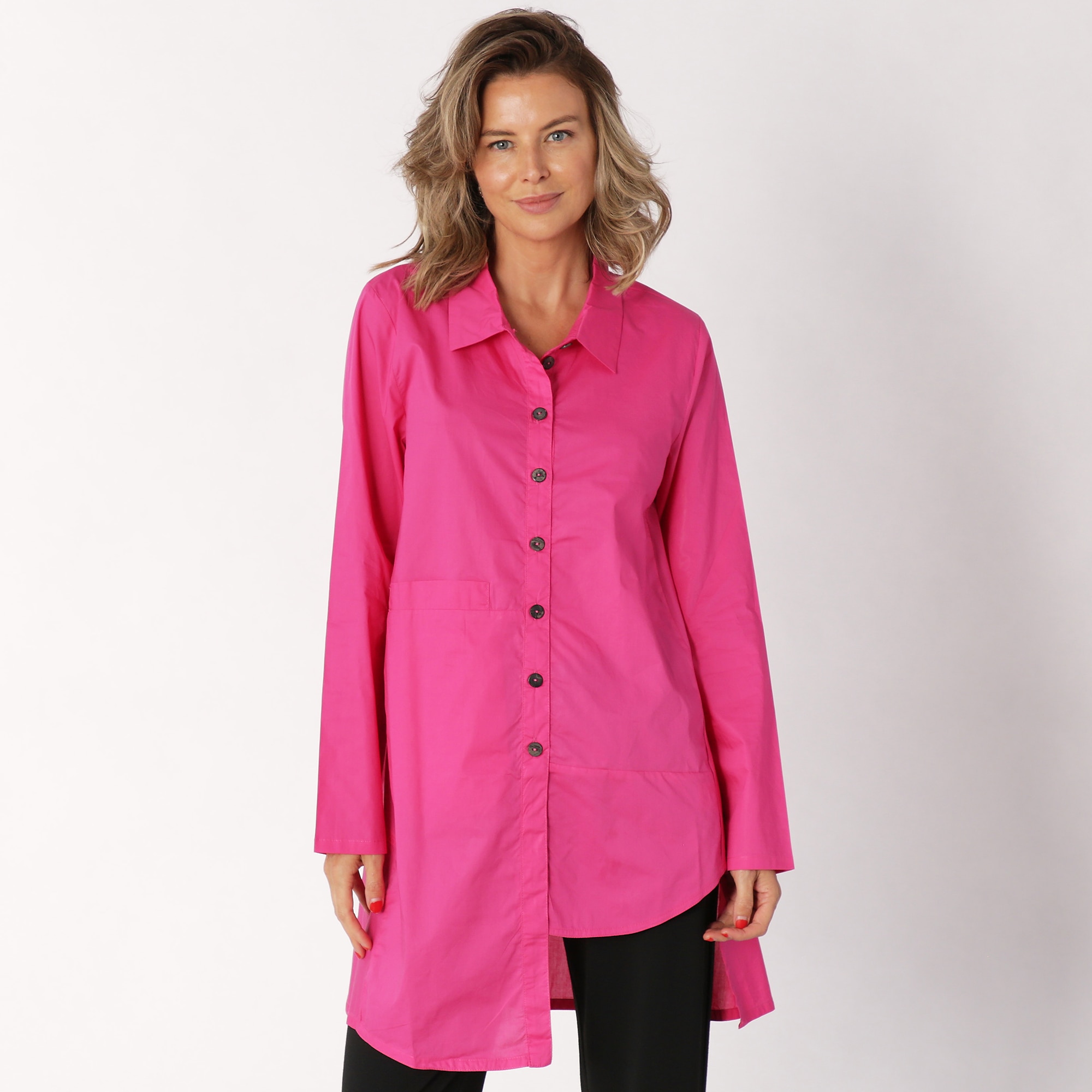 Shannon Passero Button Front Poplin Blouse - Morrison Top