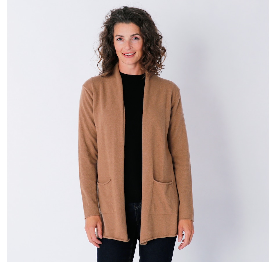 Samuel Bellina - Clothing & Shoes - Tops - Sweaters & Cardigans - Cardigans - Bellina Extra  Fine Merino/Cashmere Cardigan With Pockets - Online Shopping for Canadians