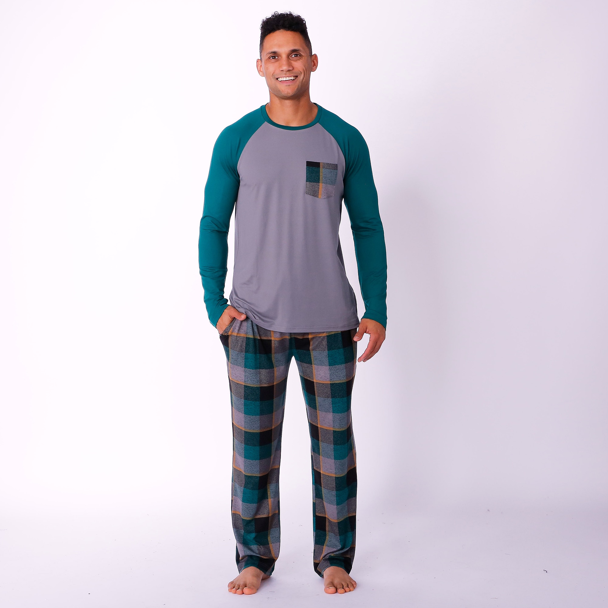 Men's cuddl duds classic pajama online set