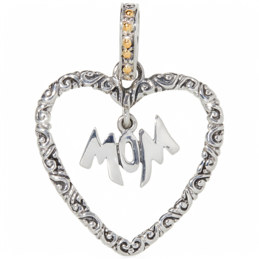 Image 236047.jpg, Product 236-047 / Price $139.99, Samuel B Collection Sterling Silver/18K Yellow Gold Heart "Mom" Pendant from Samuel B. Collection on TSC.ca's Jewellery department
