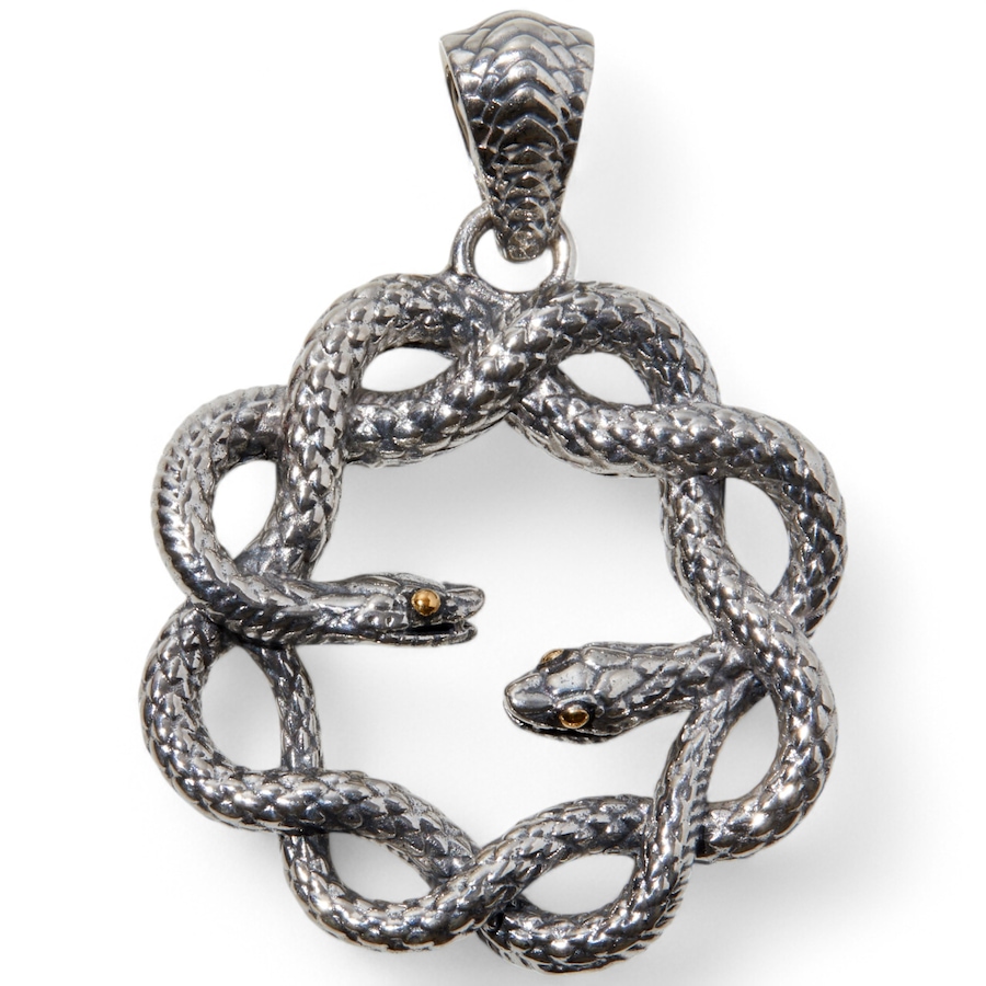 Image 236049.jpg, Product 236-049 / Price $179.99, Samuel B. Collection Sterling Silver/18K Yellow Gold Double Snake Pendant from Samuel B. Collection on TSC.ca's Jewellery department