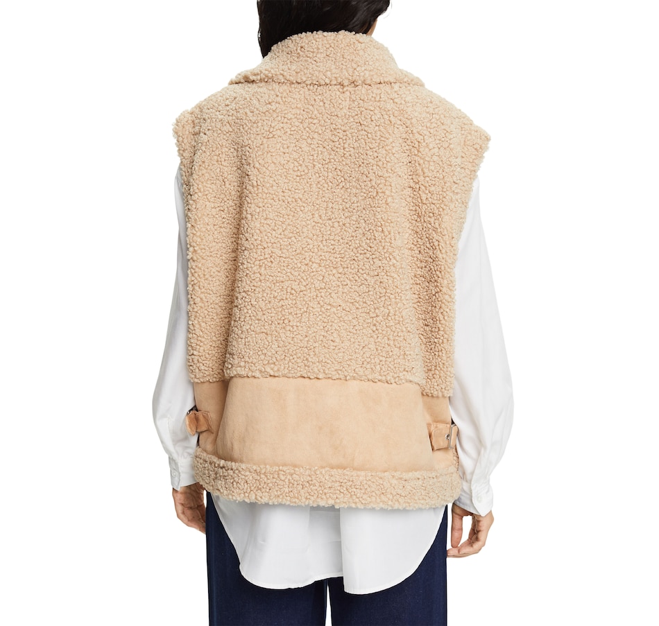 Image 236083_ALTMORE1.jpg, Product 236-083 / Price $69.33, Esprit Soft Shearling Oversized Vest from Esprit on TSC.ca's Fashion department
