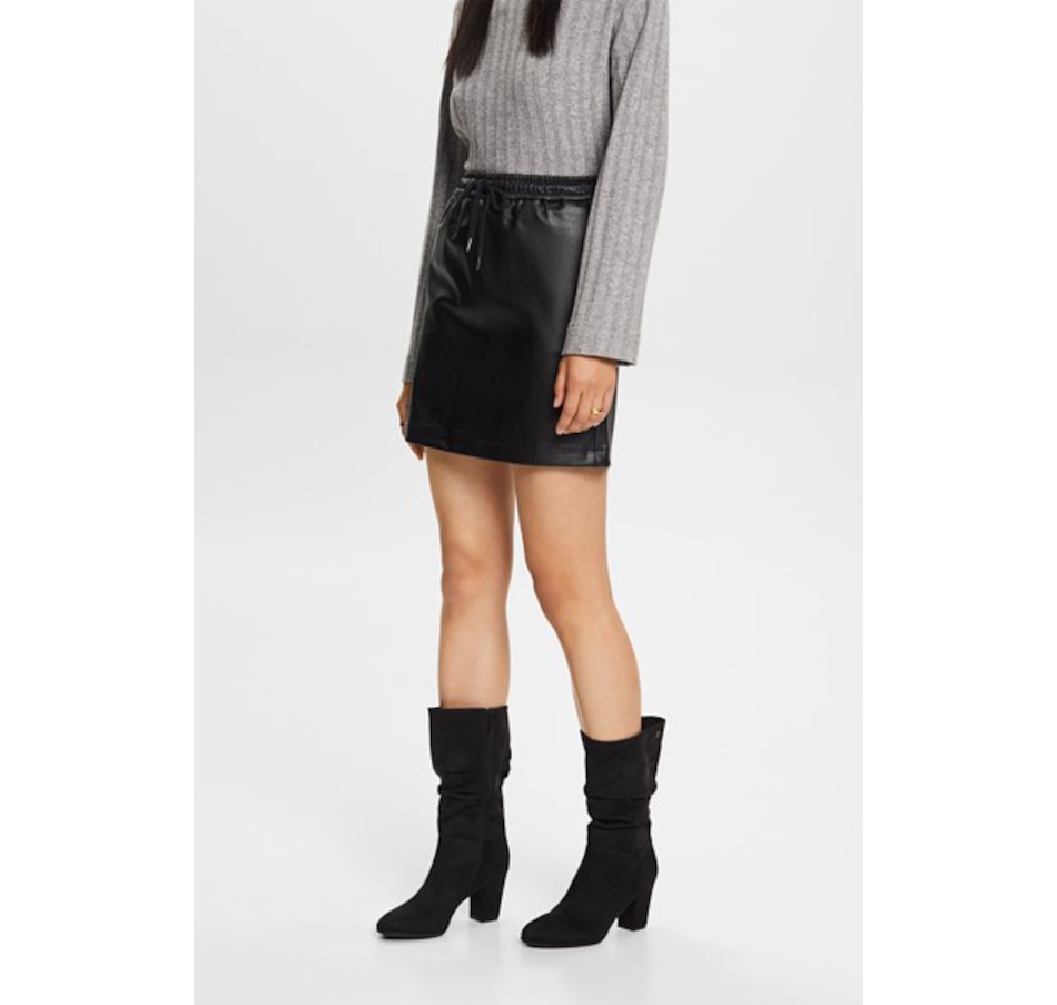 Image 236085_ALTMORE2.jpg, Product 236-085 / Price $34.33, Esprit Faux Leather Elastic Waist Skirt from Esprit on TSC.ca's Fashion department