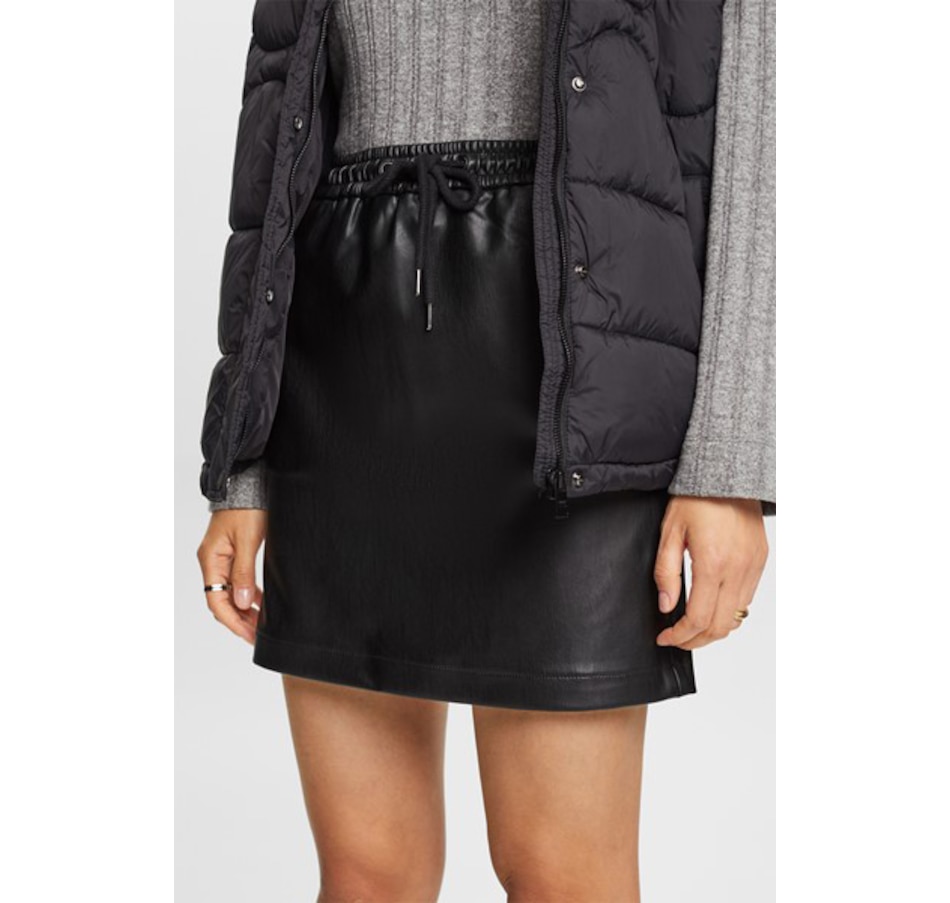 Image 236085_ALTMORE4.jpg, Product 236-085 / Price $34.33, Esprit Faux Leather Elastic Waist Skirt from Esprit on TSC.ca's Fashion department