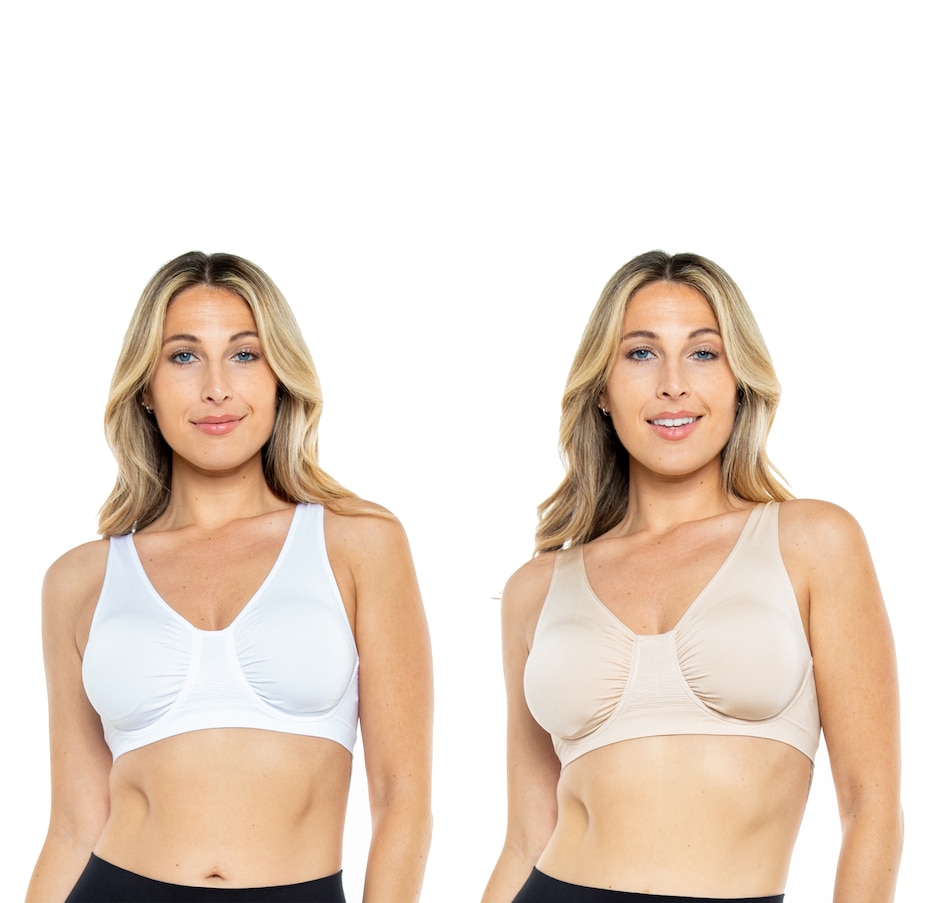 Clothing & Shoes - Socks & Underwear - Bras - Rhonda Shear Underwire  Seamless Ahh Bra (2-Pack) - Online Shopping for Canadians