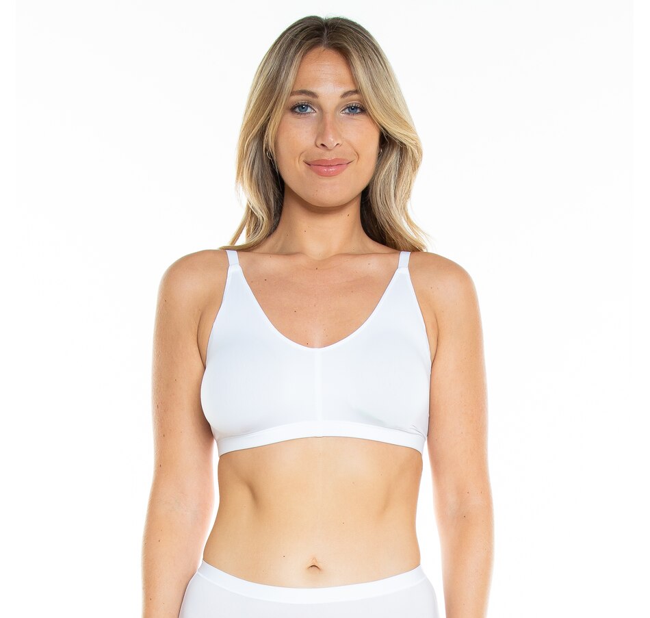 Rhonda Shear Ultra Lightweight V Neck Stretch Knit Bra 2 Pack TSC ca rhonda-shear-ultra-lightweight-v-neck-stretch-knit-bra-2-pack-tsc-ca