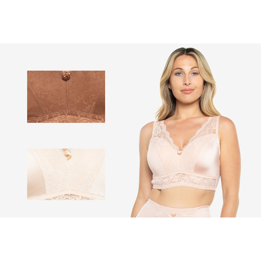 Image 236091_BEIG.jpg, Product 236-091 / Price $24.33, Rhonda Shear Curve Envy Pin-Up Bra (3-Pack) from Rhonda Shear Shapewear on TSC.ca's Fashion department