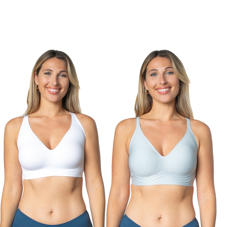 Image 236095_WBU.jpg, Product 236-095 / Price $14.33, Rhonda Shear Two-Pack Back Closure Bra from Rhonda Shear Shapewear on TSC.ca's Fashion department