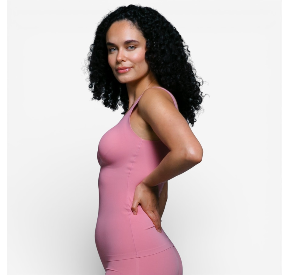 Image 236096_ALTMORE2.jpg, Product 236-096 / Price $34.99, Rhonda Shear Smoothing Butterknit V-Neck Tank from Rhonda Shear Shapewear on TSC.ca's Fashion department