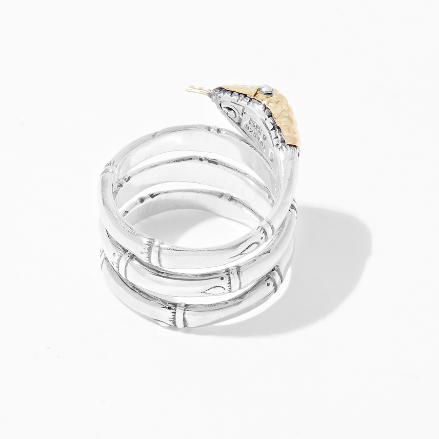 Image 236166_ALTMORE1.jpg, Product 236-166 / Price $149.88, Samuel B Collection Sterling Silver and 18K Yellow Gold Wrap Around Snake Ring from Samuel B. Collection on TSC.ca's Jewellery department