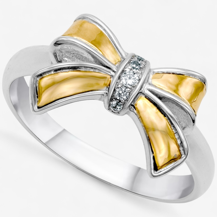 Image 236236.jpg, Product 236-236 / Price $149.99, Samuel B. Collection Sterling Silver/18K Yellow Gold Ribbon Shape Ring from Samuel B. Collection on TSC.ca's Jewellery department