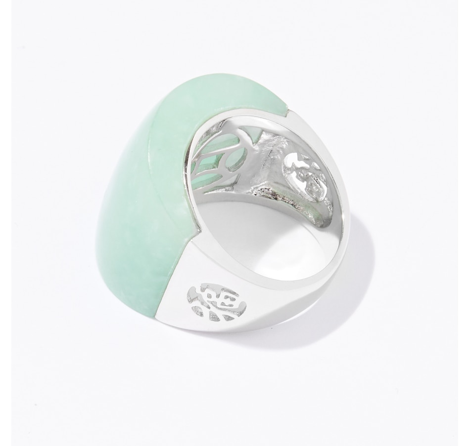 Jewellery - Rings - Domes - Roz Kwan Sterling Silver Jade Dome Ring ...