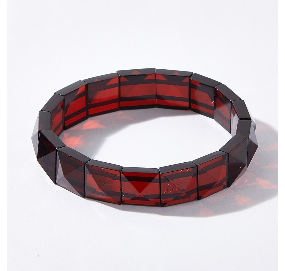 Image 236312_CHY.jpg, Product 236-312 / Price $129.99, Amber Extraordinaire Artisan Collection Sterling Silver Baltic Amber Stretch Bracelet from Amber Extraordinaire on TSC.ca's Jewellery department