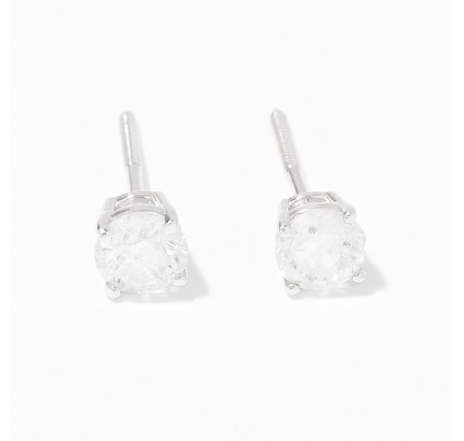 Image 236346.jpg, Product 236-346 / Price $549.99, 14K White Gold 0.50 ctw Diamond Stud Earrings from The Vault on TSC.ca's Jewellery department
