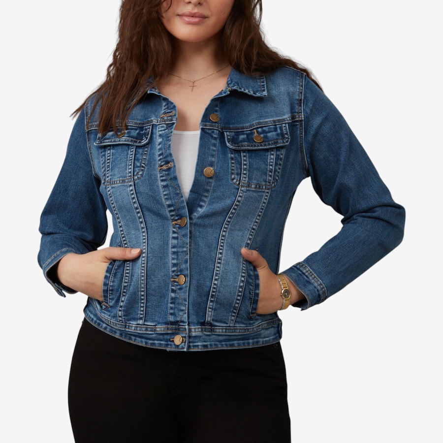 Image 236453_CLSU.jpg, Product 236-453 / Price $120.00, Lola Denim Gabriella Jean Jacket from Lola Denim on TSC.ca's Fashion department