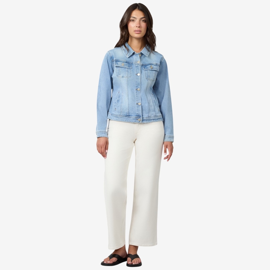 Image 236453_WHIBE.jpg, Product 236-453 / Price $120.00, Lola Denim Gabriella Jean Jacket from Lola Denim on TSC.ca's Fashion department