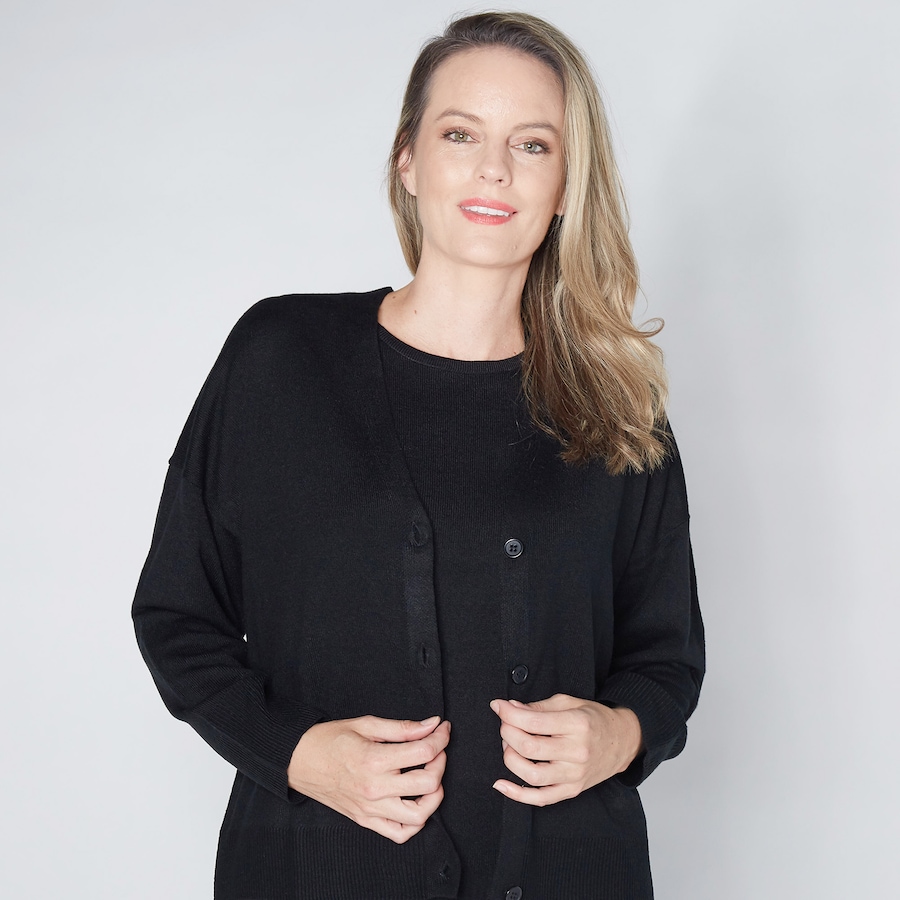 Image 236459_BLK.jpg, Product 236-459 / Price $47.33, Guillaume Sweater Knit Cardigan from Guillaume on TSC.ca's Fashion department