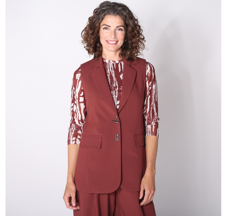 Image 236477_HTCE.jpg, Product 236-477 / Price $54.33, Jhoan Sebastian Grey Vest with Trapunto Stitch Detail from Jhoan Sebastian Grey on TSC.ca's Fashion department