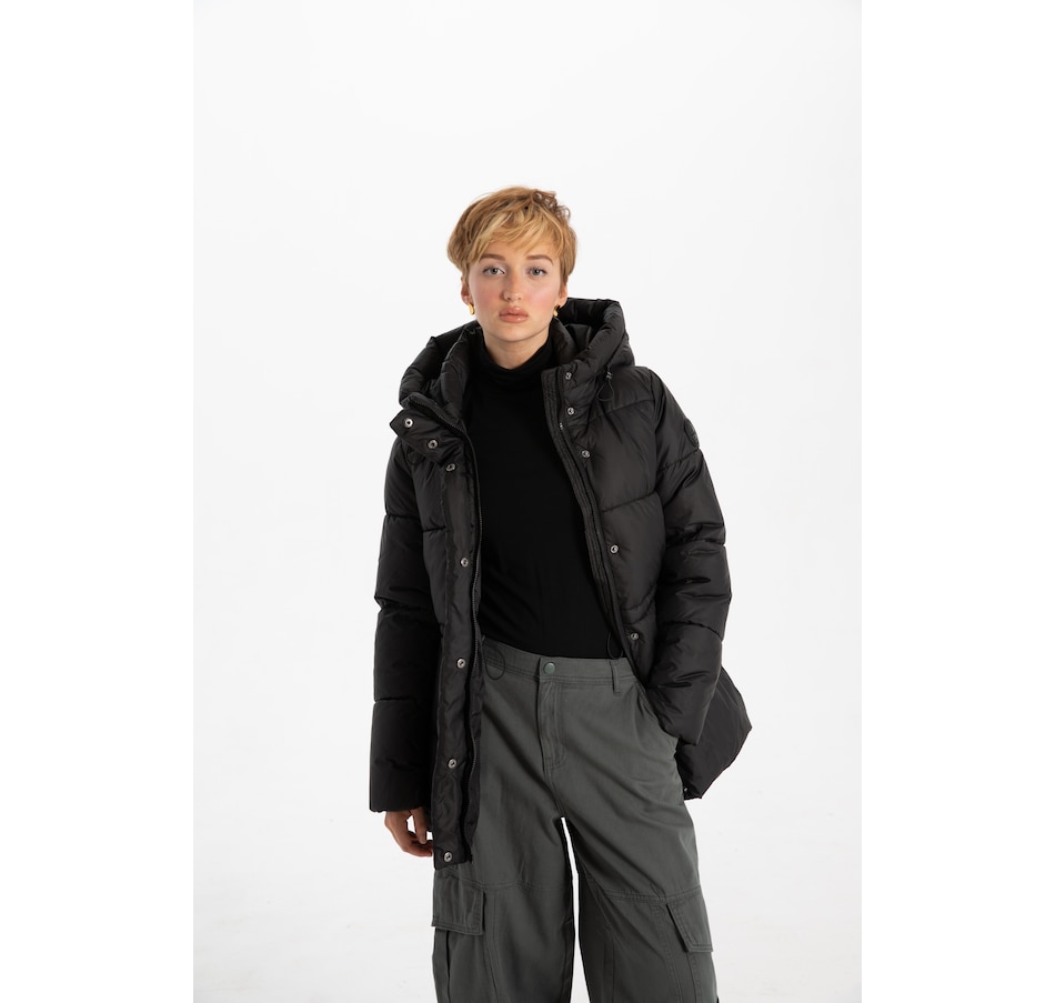 Image 236482_BLK.jpg, Product 236-482 / Price $69.33, Point Zero Mid-Length Urban Puffer from Point Zero on TSC.ca's Fashion department
