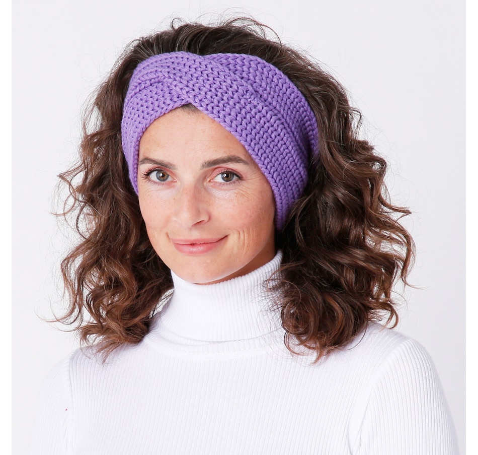 Image 236559_PUR.jpg, Product 236-559 / Price $9.33, Parkhurst Merino Criss-Cross Headband from Parkhurst on TSC.ca's Fashion department