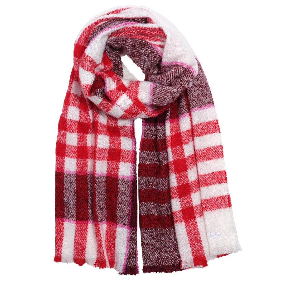 Image 236577_RUR.jpg, Product 236-577 / Price $29.33, Echo Buzzy Plaid Scarf from Echo on TSC.ca's Fashion department