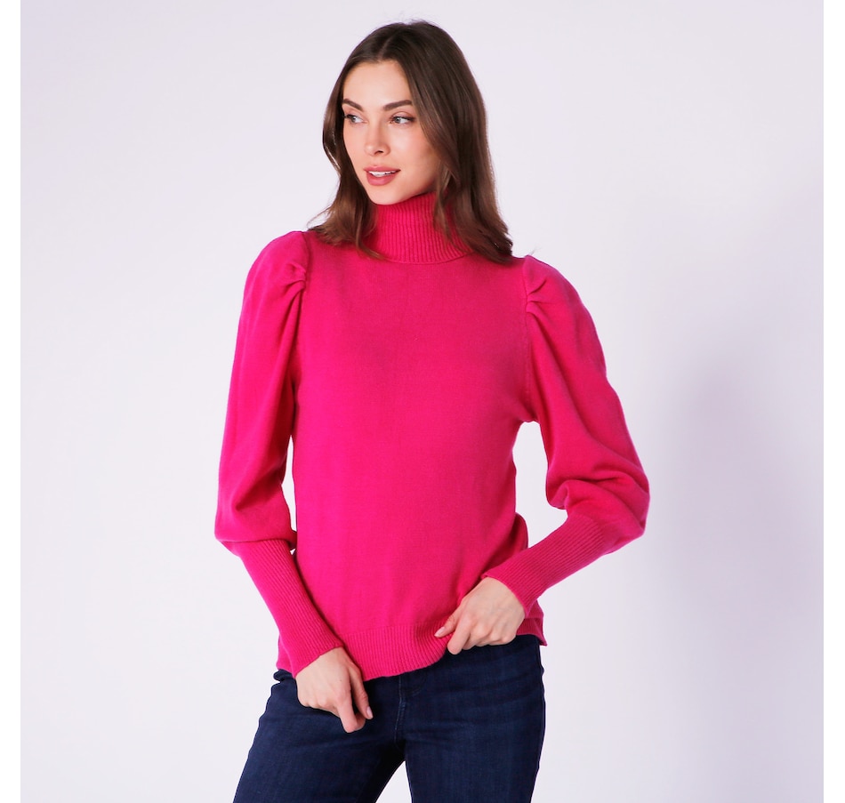 Image 236597_FUS.jpg, Product 236-597 / Price $84.99, Astrid Puff Sleeve Turtleneck from Astrid on TSC.ca's Clothing & Shoes department