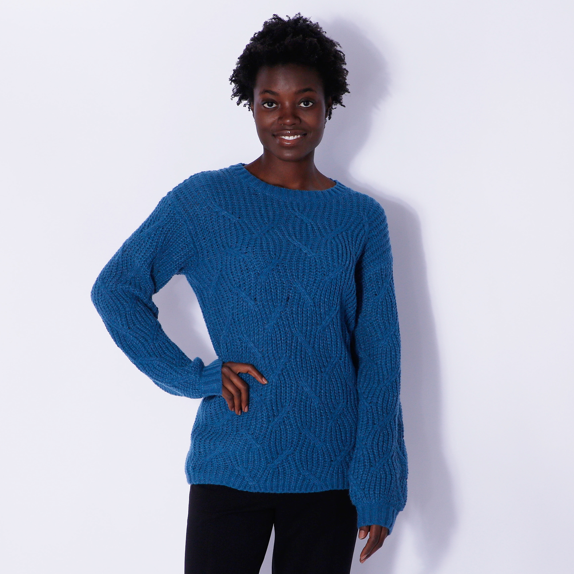 Nina Leonard Chevron Balloon Sleeve Sweater - TSC.ca