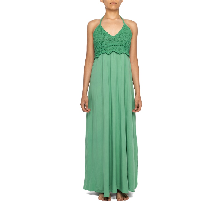 Image 236672_EMR.jpg, Product 236-672 / Price $80.00, Astrid Beach Day Halter Crochet Maxi Dress from Astrid on TSC.ca's Clothing & Shoes department
