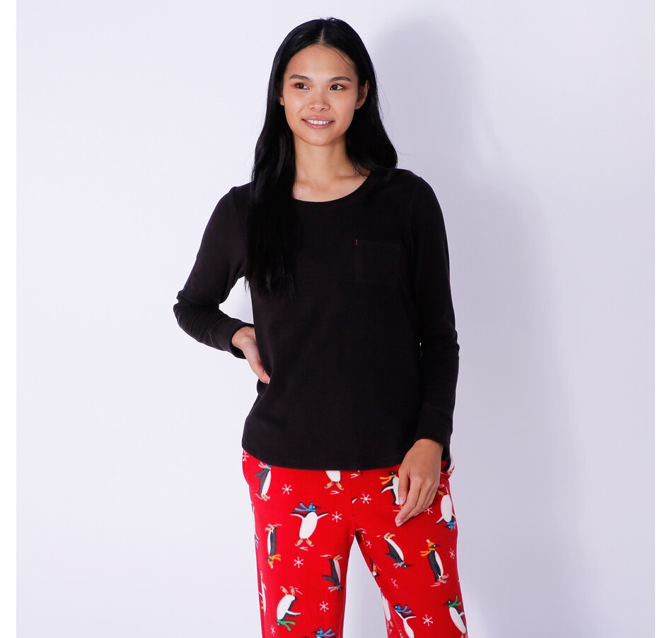 Clothing & Shoes - Pajamas & Loungewear - Pajama Sets & Nightgowns - Cuddl  Duds Fleecewear With Stretch PJ Set - Online Shopping for Canadians