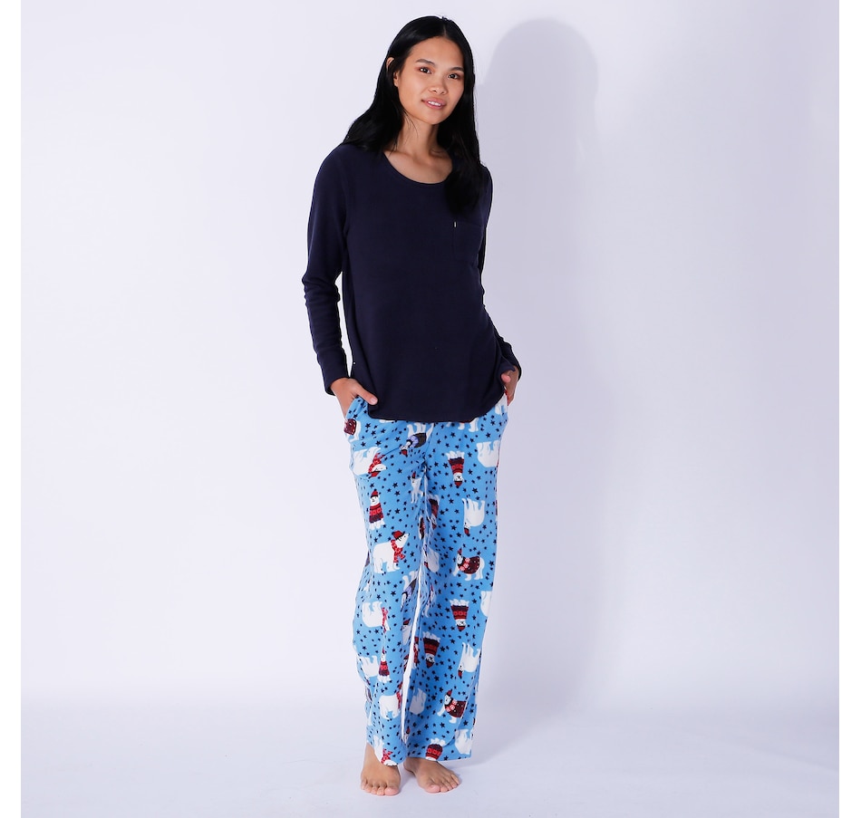 Cuddl Duds Fleece Loungewear/ Pajama Long Sleeve Set Size PXL • Tribunali  Italiani