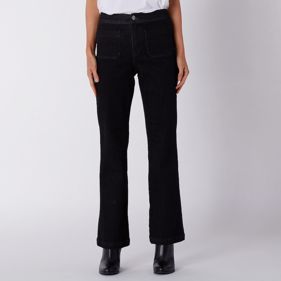 Image 236709_BLK.jpg, Product 236-709 / Price $39.33, Everyday Jones Denim Flare Pant from Everyday Jones on TSC.ca's Fashion department