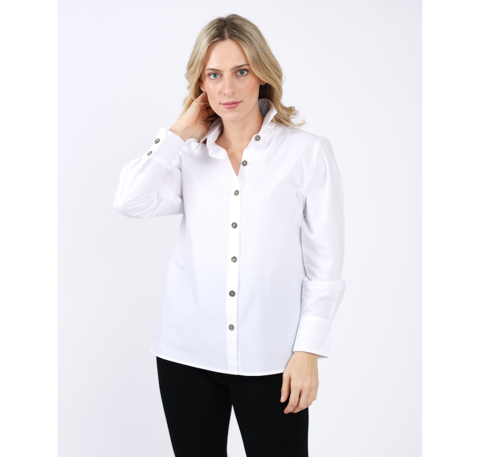 Clothing & Shoes - Tops - Shirts & Blouses - Shannon Passero Poplin ...