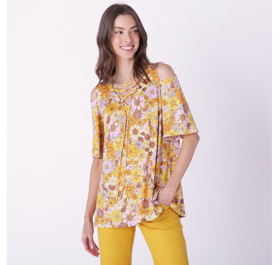 Image 236856_YMU.jpg, Product 236-856 / Price $29.88, Marallis Front Tie Flare Top from Marallis on TSC.ca's Fashion department