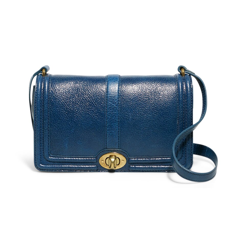Becky Crossbody | Midnight Blue | Fine Leather Goods | American Leather Co.