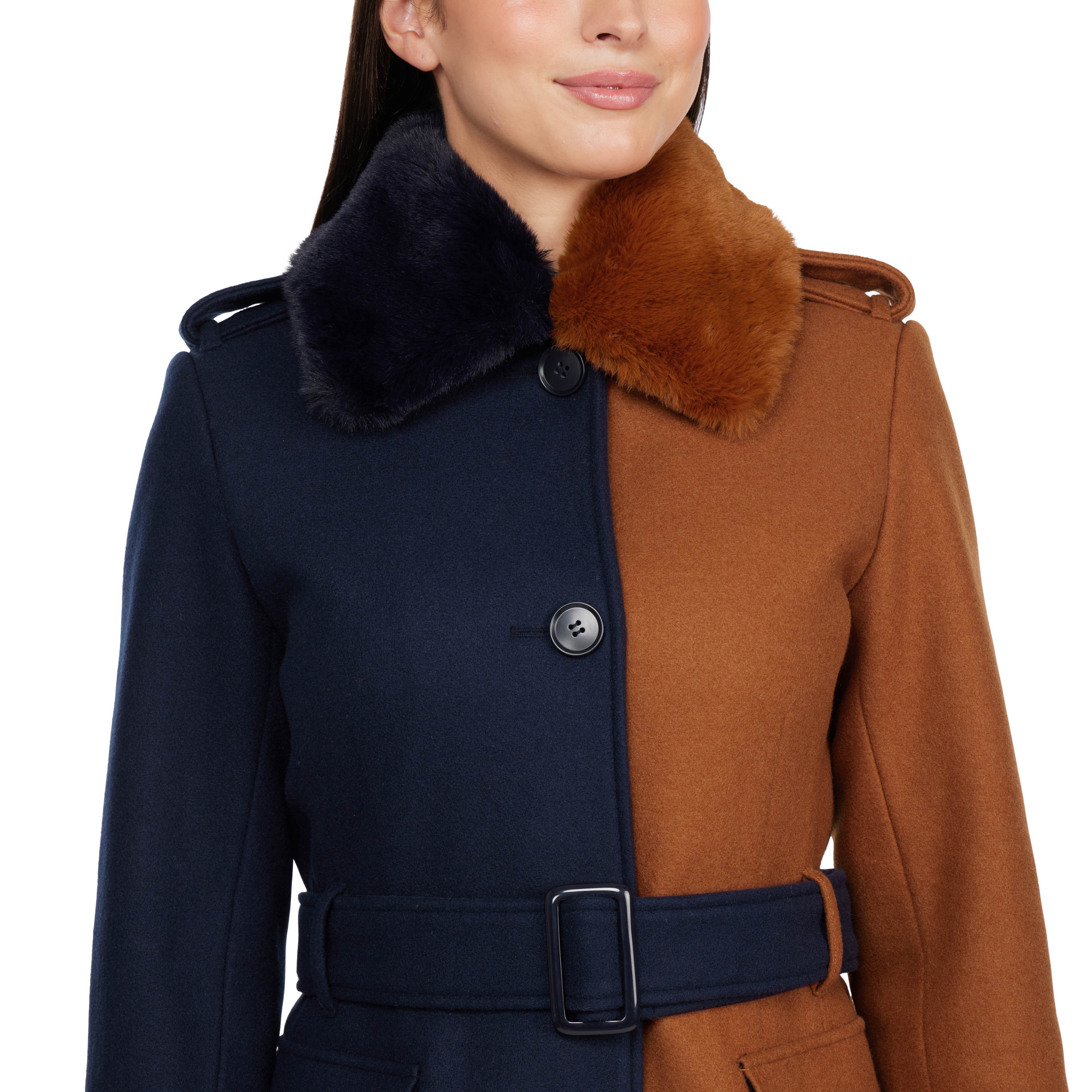 Badgley mischka sales camel coat