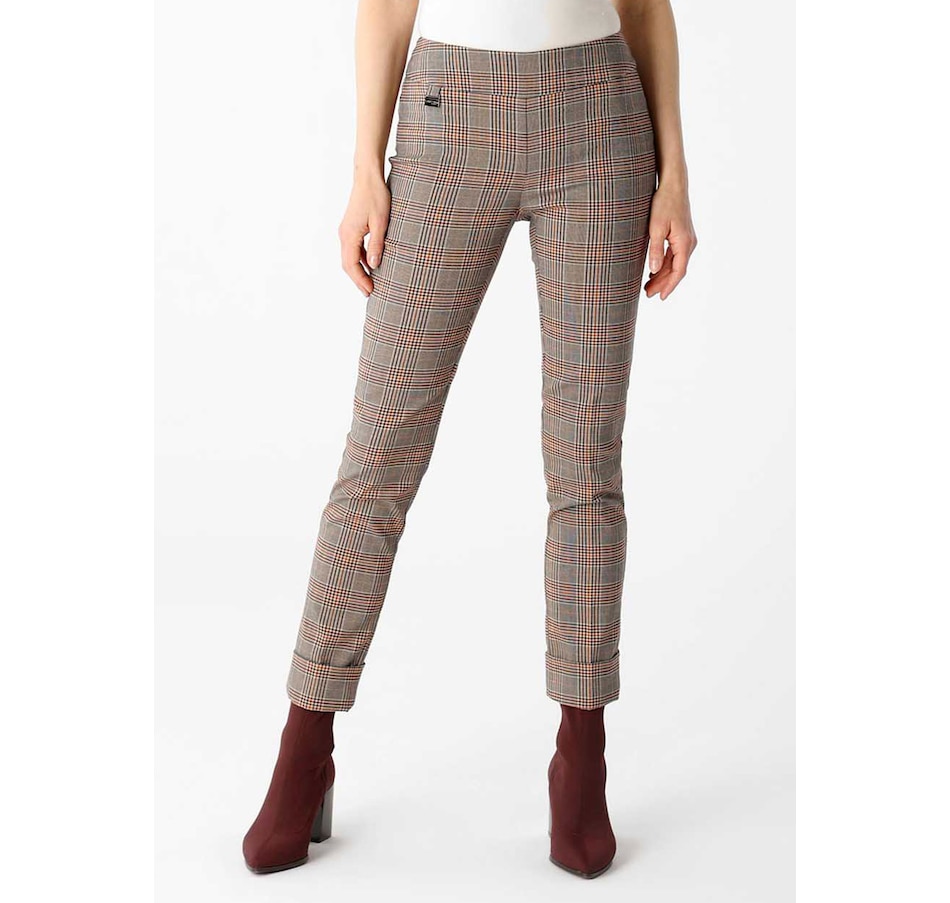 Plaid Ankle Pant