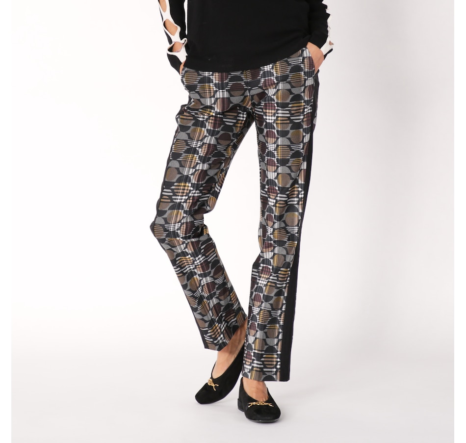 Image 236923_MTI.jpg, Product 236-923 / Price $49.33, Lisette Amal Straight Leg Pant With Tuxedo Stripe from Lisette L Montreal on TSC.ca's Fashion department