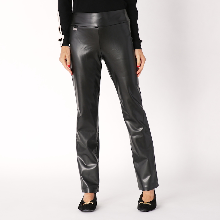 Image 236924_BLK.jpg, Product 236-924 / Price $39.33, Lisette Verona Leather Look Straight Pant from Lisette L Montreal on TSC.ca's Fashion department